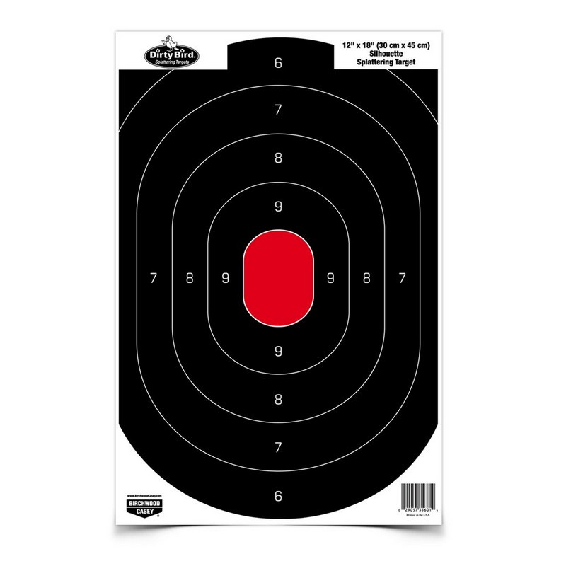 (image for) Birchwood Casey Dirty Bird 12" x 18" Silhouette Target
