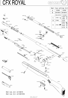 (image for) GAMO PART BREECH BLOCK CFX 4.5MM