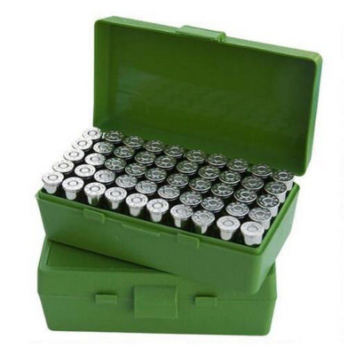 (image for) MTM AMMO BOX 50 RD 25 ACP / 32 H&H GREEN