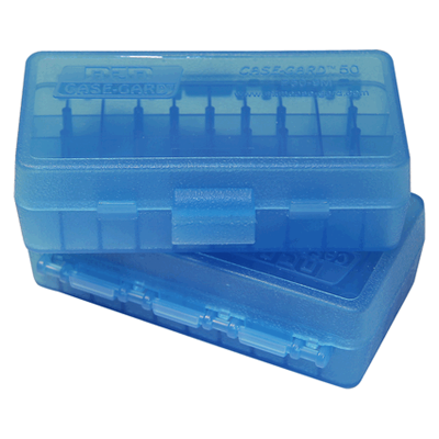 (image for) MTM Ammo Box 50 Rd 9mmp / 380 Acp Blue