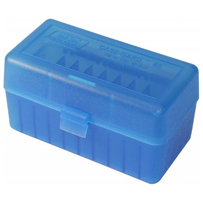(image for) MTM Ammo Box Short Rifle 50-RD Blue