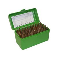 (image for) MTM Ammo Box Rifle 50 RD Flip-Top Green