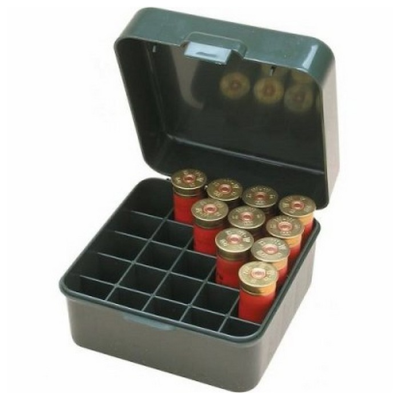 (image for) Mtm Shotshell Box 25 RD 12 GA Mag Green