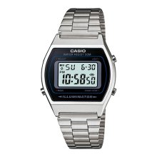 Casio Retro Steel Black Digital Watch