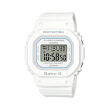 Casio Baby-G Digital Square Face White Watch