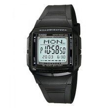 Casio Retro Databank Black Digi Watch - DB-36-1AVDF