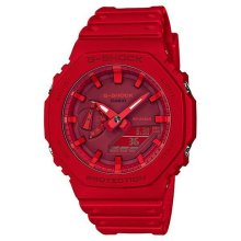 Casio G-Shock Carbon Core Anadigi Red Watch