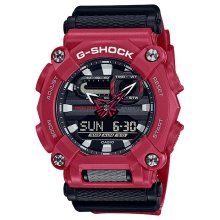 Casio G-Shock Red Anadig Screw Watch