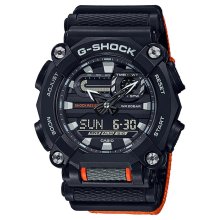 Casio G-Shock Black Anadig Red SCR Watch