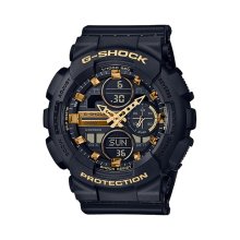 Casio G-Shock Black Anadigi Gold Watch