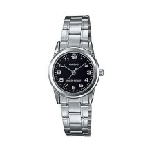 Casio Analog Steel Band Black Dial Watch