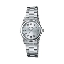 Casio Analog Steel Band Silver Dial Watch