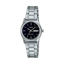 Casio Analog Day Date Display Black Watch