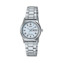 Casio Analog Day Date Display White Watch