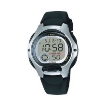 Casio Digital Round Silver Case Watch