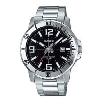 Casio Analog SS 50 Date Black Watch - MTP-VD01D-1BVUDF