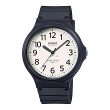 Casio Analog White Dial Black Numbers Watch