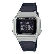 Casio Digital Silver Square Case Watch