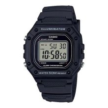 Casio Digital Black Case Watch -W-218H-1AVDF