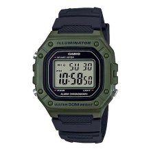 Casio Digital Green Case Black Watch