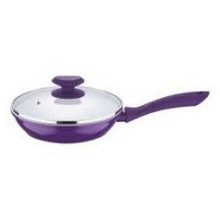 Wellberg 28cm Frypan w/lid- Purple