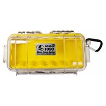 PELICAN 1030 CASE W/LINER- WI--YELLOW CLEAR