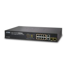 Planet 8-Port 10/100TX 802.3at High Power POE + 2-Port Gigabit TP/SFP Combo Managed Ethernet Sw