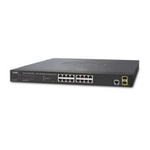 Planet IPv4/IPv6, 16-Port 10/100/1000Base-T + 2-Port 100/1000MBPS SFP L2/L4 SNMP Manageable Giga