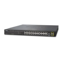 Planet IPv4/IPv6, 24-Port 10/100/1000Base-T + 2-Port 100/1000MBPS SFP L2/L4 SNMP Manageable Giga