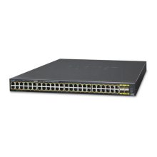 Planet IPv6/IPv4, 48-Port Managed 802.3at POE+ Gigabit Ethernet Switch + 4-Port 100/1000X SFP (4