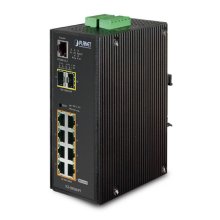 Planet IP30 L2/L4 SNMP Manageable 8-Port Gigabit POE+(AT) Switch + 2-Port Gigabit SFP Industrial