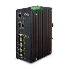 Planet IP30 Industrial 8* 100/1000F SFP + 2*10/100/1000T Full Managed Ethernet Switch (-40 to 75