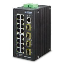 Planet IP30 Industrial 16* 10/100/1000TP + 4* 100/1000F SFP Full Managed Ethernet Switch (-40 to