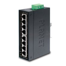 Planet IP30 Slim type 8-Port Industrial Manageable Gigabit Ethernet Switch (-10 to 60 degree C)