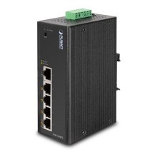 Planet IP30 5-Port/TP Web/Smart POE Industrial Fast Ethernet Switch (-10 to 60 C)
