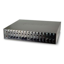 Planet 19" 16-slot SNMP Managed Media Converter Chassis (AC Power) with redudant power option
