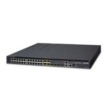 Planet 24G TP with 4 Shared 100/1000X SFP, 4 Optional 10G Slots, Layer 3 IPv6 Managed Switch