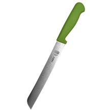 Gourmand 8' Green Bread Knife Non-Stick Stainless Steel Blade Ergo Handle