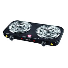 Sunbeam Double Spiral Hotplate - Black