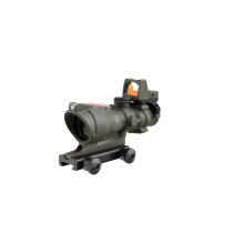 Trijicon 4x32 ACOG Scope, Dual Illuminated Red Chevron .223 Reticle w/ Colt Knob Thumbscr