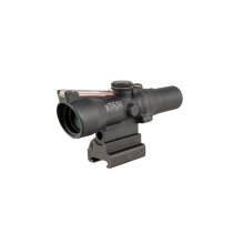 TRIJICON - 1.5x24 Compact ACOG Scope, Dual Illuminated Red 8 MOA Triangle Reticle w/ M16 Carry H