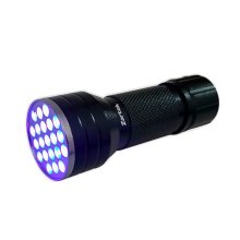 Zartek UV Flashlight Scorpion Detection 21 LED Aluminium