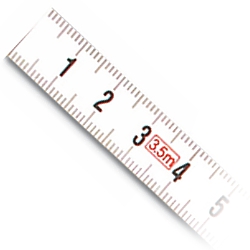 3.5-Meter Self-Adhesive Measuring Tape (L-R Reading)