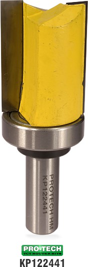 Pattern Flush trim router bit sample