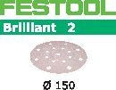 FESTOOL Sanding Discs Stf D150/16 P320 Br2/10 Brilliant 2 496584