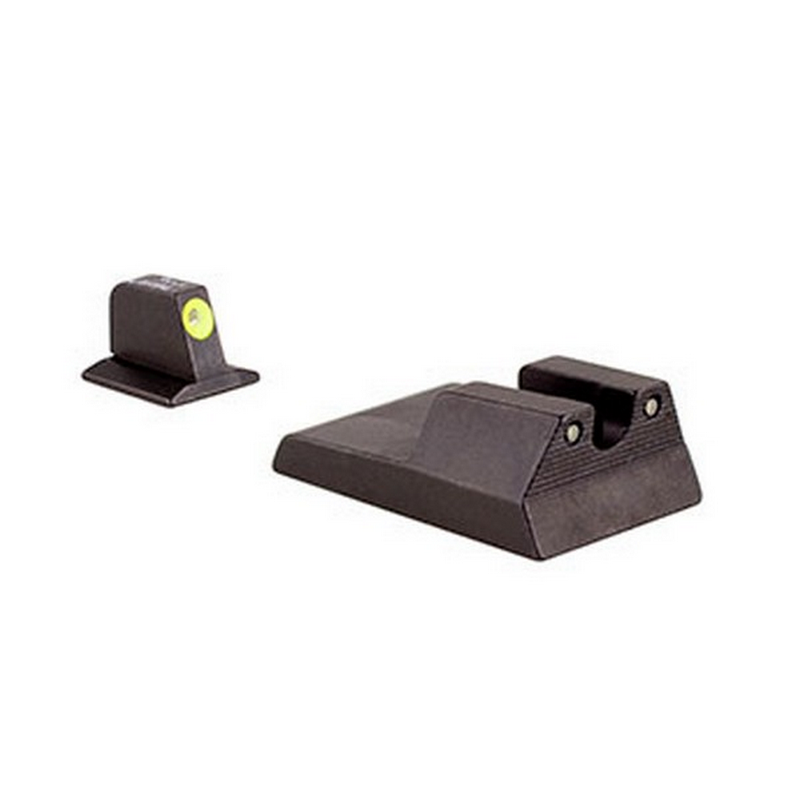 TRIJICON - Ruger SR9c HD Night Sight Set - Yellow Front Outline